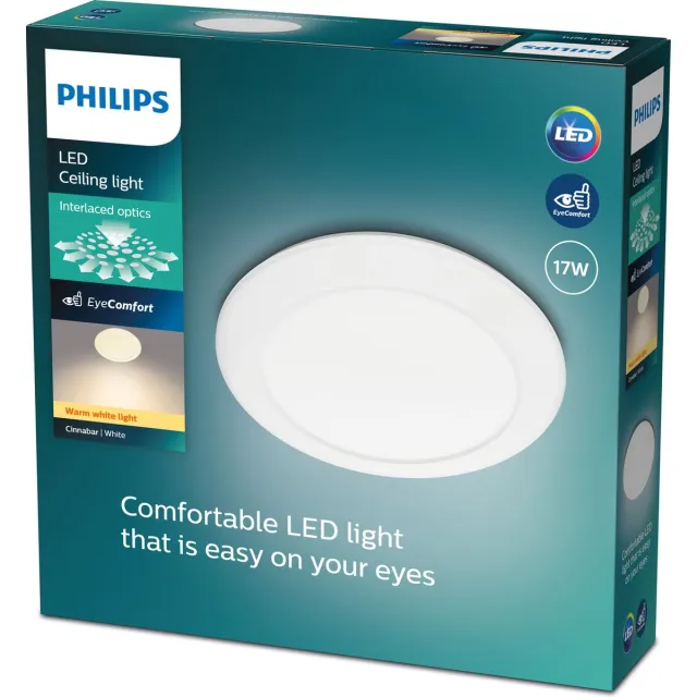 Philips Cinnabar plafonnière - warmwit licht - 32cm