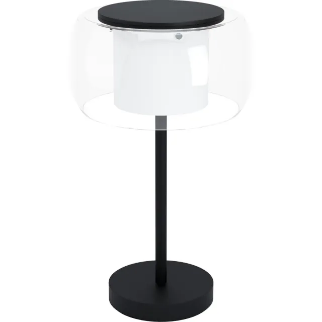 EGLO Briaglia-C - Tafellamp - LED - 51 cm - Zwart zwart, wit