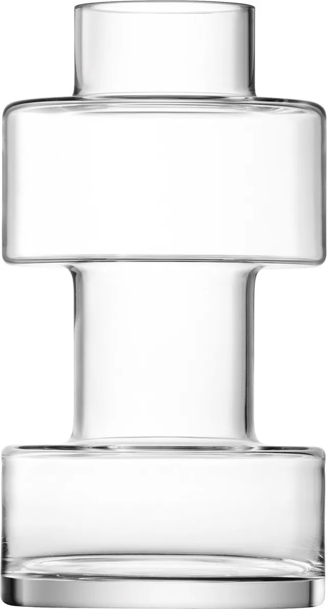 L.S.A. Metropole Vaas 33 cm - Glas - Transparant