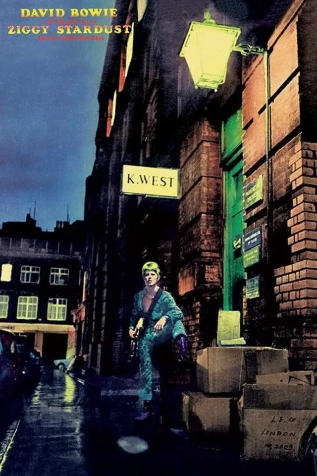 David Bowie Ziggy Stardust Unisex Poster - meerkleurig - Standard multicolor
