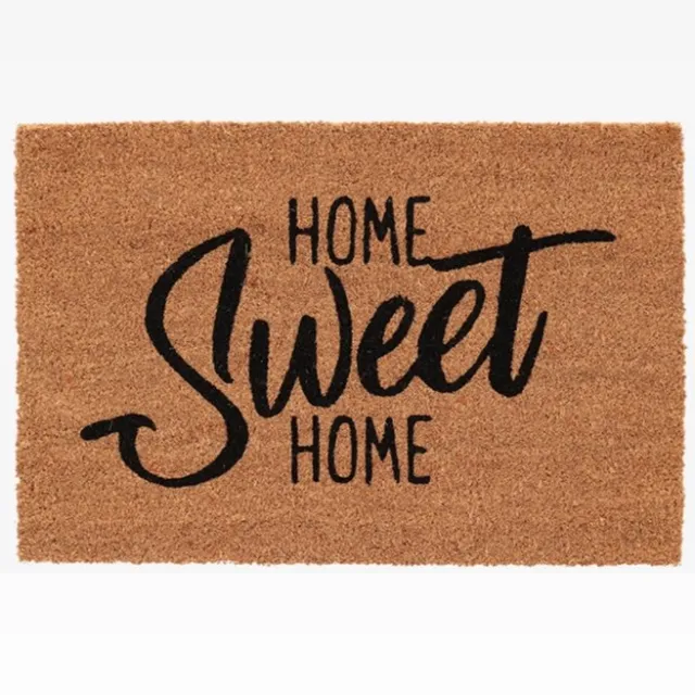 Esschert Design Deurmat | van Kokosvezels | 'Home sweet home' Naturel