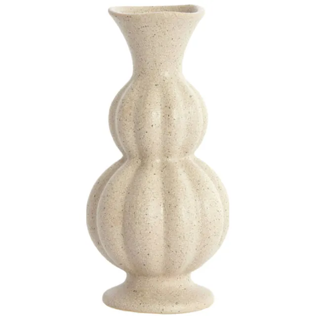 Light & Living Vaas Naida Keramiek mat grijs bruin s