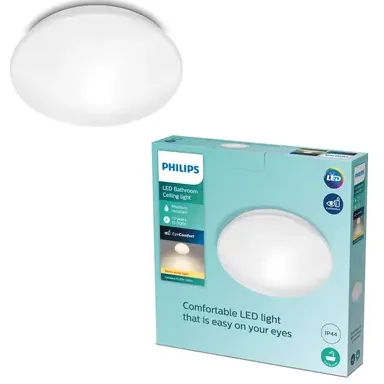 Philips Plafondlamp Canopus Chroom Klein Wit