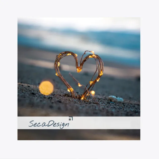 SecaDesign Fotolijst - SecaDesign - Fika - 50x50 / 40x40 cm fotomaat met passe-partout - Wit - Fotokader