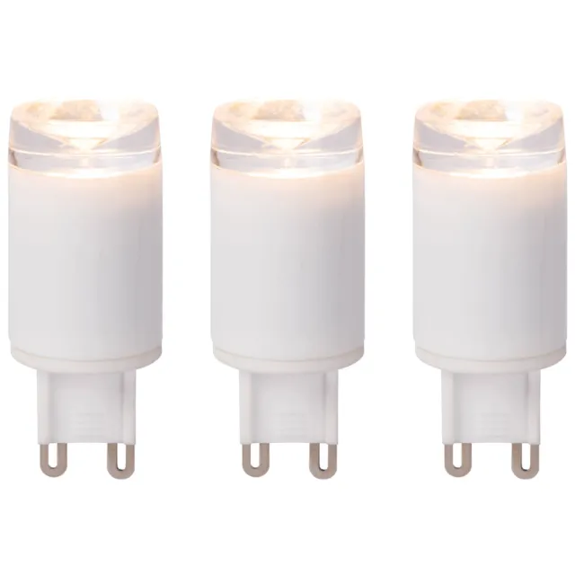 Lucide G9 - Led lamp - Ø 2,1 cm - LED Dimb. - G9 - 3x3W 2600K/2700K - Wit Wit, Transparant