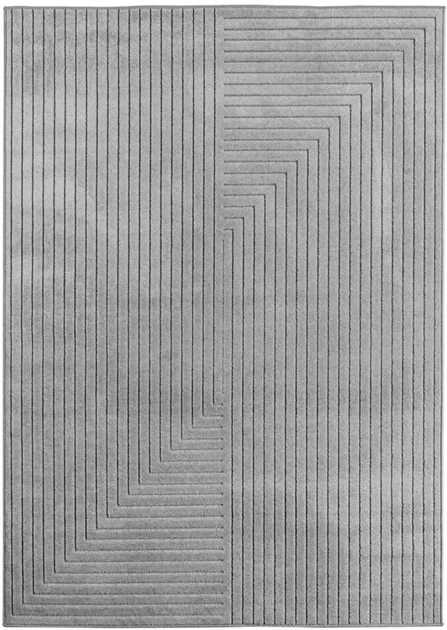 TrueWeave Buitenkleed scandinavisch - Naara Lini grijs 280x370