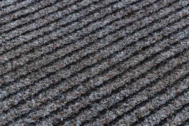 GIN Antislip Deurmat GIN Lichtbruin Rubber 100x140 cm - Gestreept