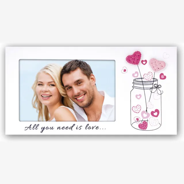 Zep Romantische Fotolijst Vera voor foto 10x15 afmeting 25x13 cm - WH5346 Meerkleurig