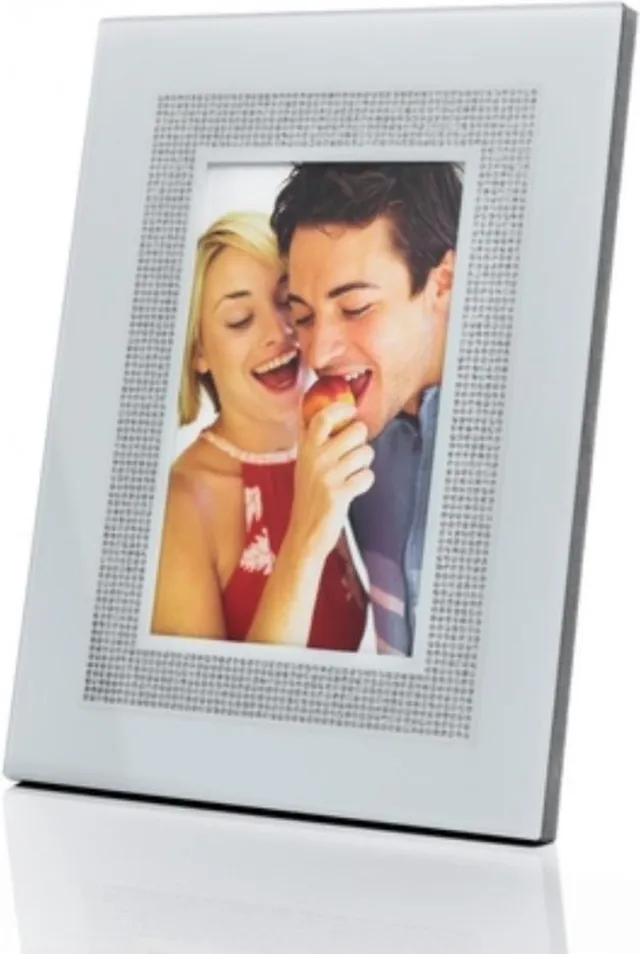 Lescadres Diamond - Fotolijst - Zilver - Strass Look - 13 x 18 Wit