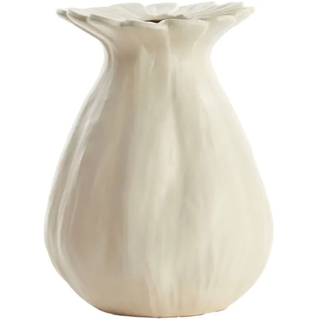 Light & Living Vaas deco Rewa keramiek creme