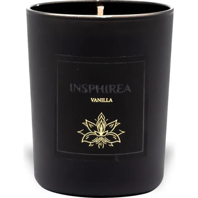 Insphirea Reposea Geurkaars - Vanille en Karamel - 200 g Zwart
