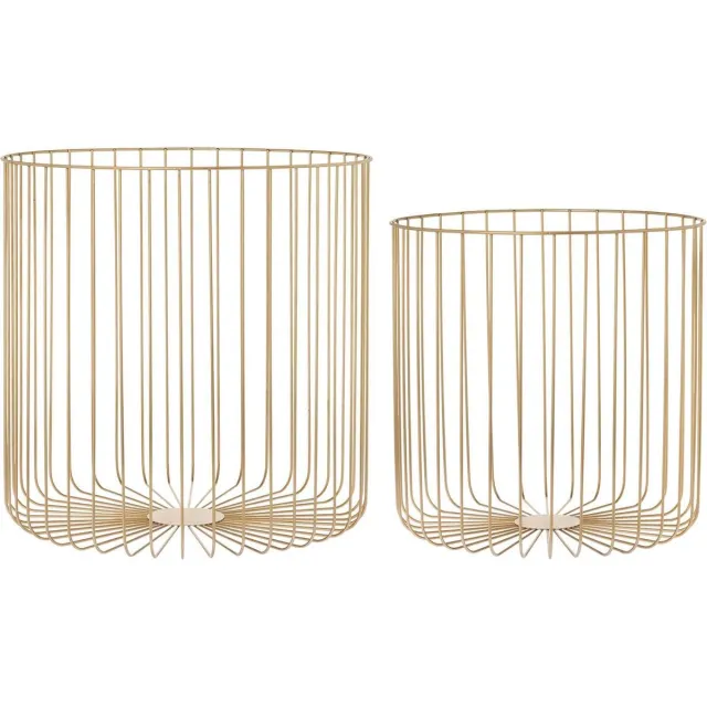 Riverdale Mand Rocco 42cm goud - set van 2