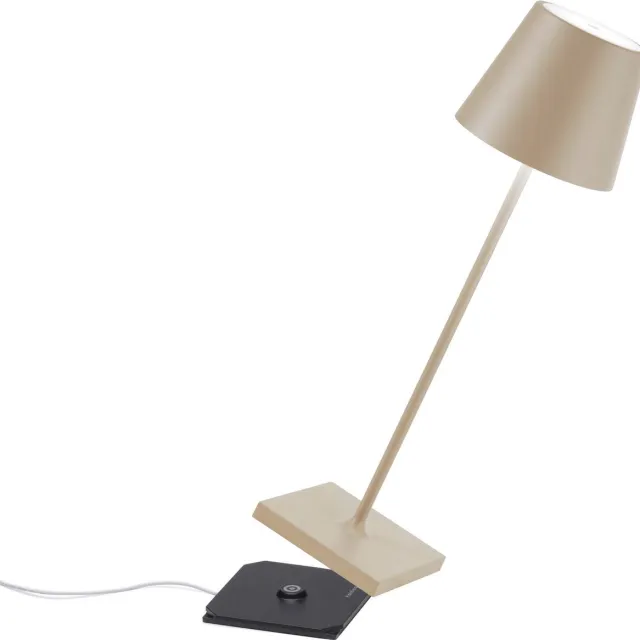Zafferano Poldina Pro Lamp - Zand Kleur - H38cm Crème