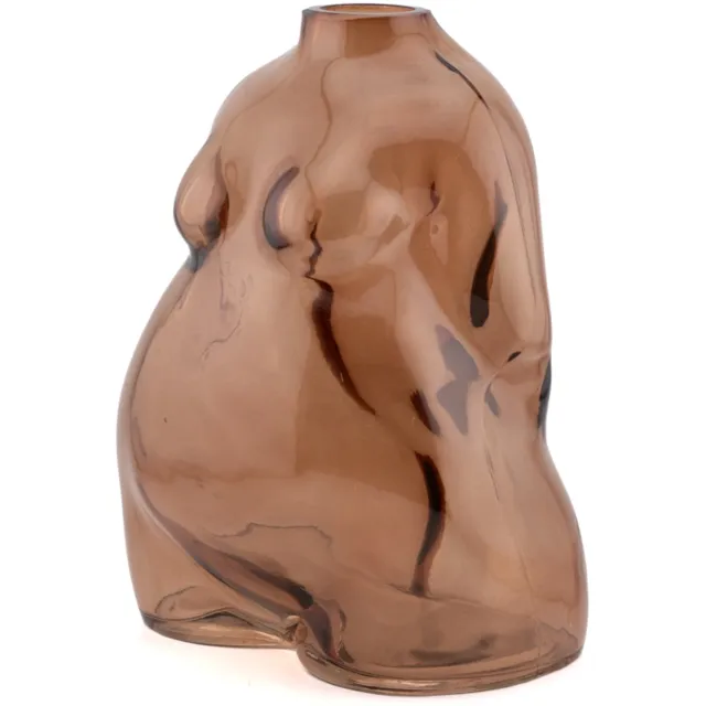 homebound by ky Glazen vaas body sandstone Bruin