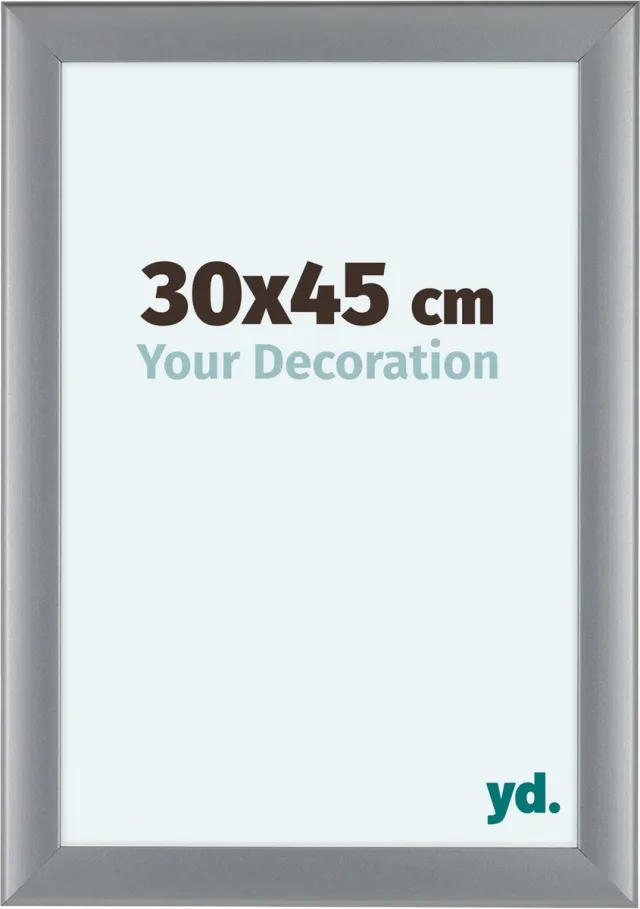 yd. Your Decoration - Fotolijst 30x45 cm - MDF - Zilver Mat - Como