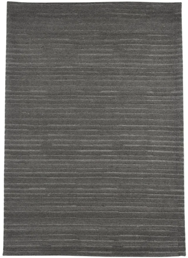LABEL51 Vloerkleed Luxy Antraciet Wol 200x300 cm