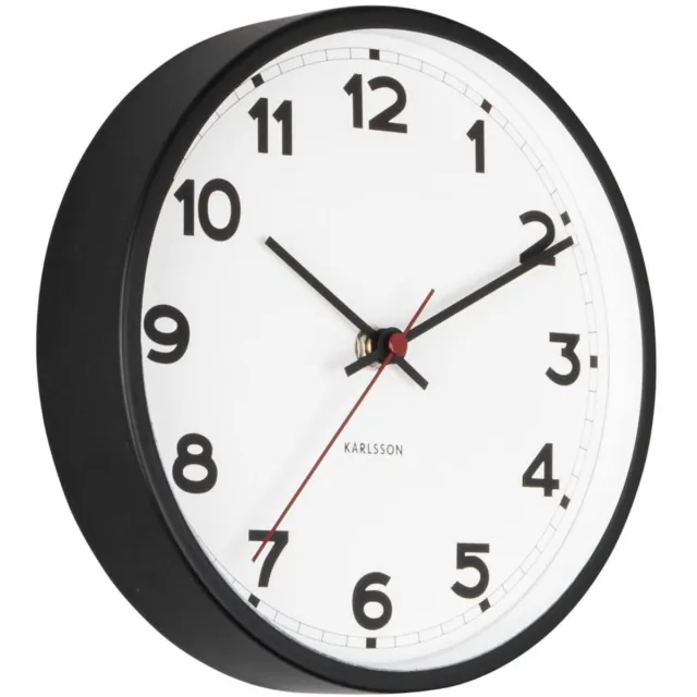 Karlsson Wandklok New Classic - Small - Wit - Ø20cm - Modern