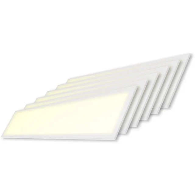 HOFTRONIC 6x LED Paneel - 30x120 cm - 36 Watt - 4860lm (135lm/W) - 3000K warm wit - Flikkervrij - UGR22 - 5 jaar garantie