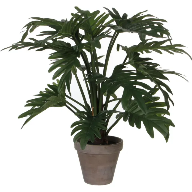 Mica Decorations Kunstplant mica philodendron selloum groen in pot | 2 stuks