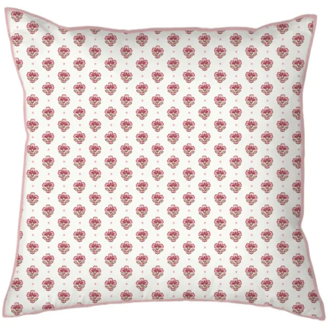 Pip Studio Jaipur Flower sierkussen, 40x40 cm, licht roze
