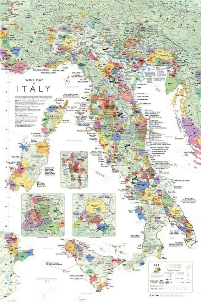 Delong Wines Wijnkaart Italië Multi