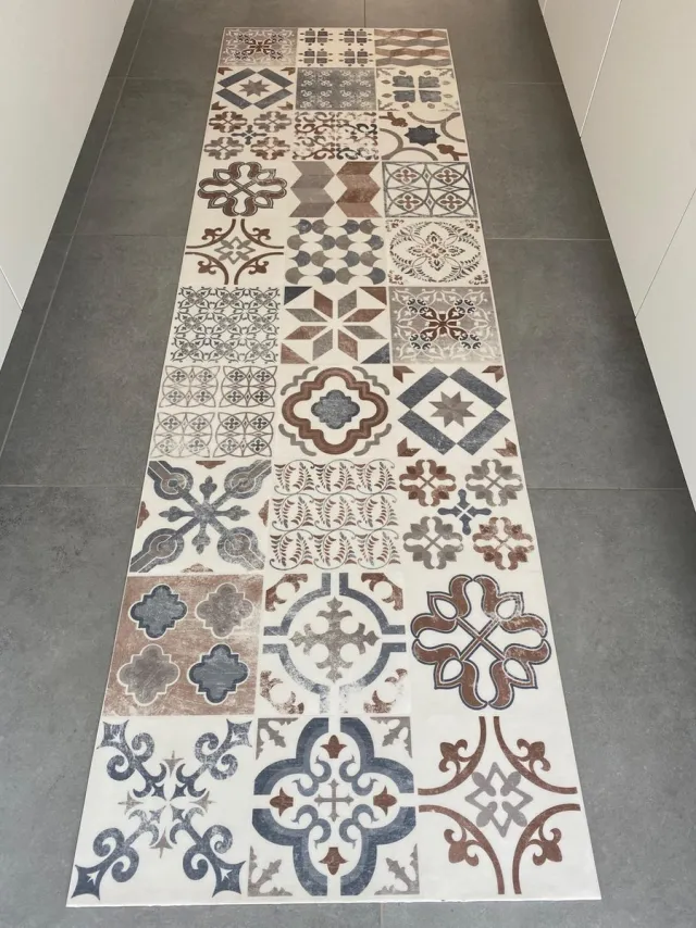 JYG Vloerkleed - Keukenloper BONN - Bruin - Beige Bruin - Beige - Taupe