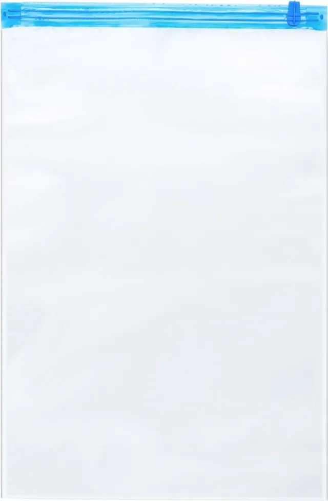 Intirilife 10x vacuümzakken in TRANSPARENT 35 x 50 - Vacuüm-opbergzakken Kledingzakken om met de hand op te rollen geschikt voor kleding, beddengoed en nog veel meer. Transparant