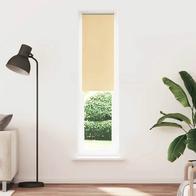 vidaXL Rolgordijn verduisterend 40x230cm stofbreedte 35,7 cm polyester beige