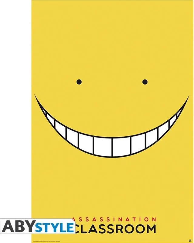 ABYSTYLE Decoratief Beeld - Assassination Classroom Poster Koro Smile - Kunstleer - Abystyle - Multicolor - 61 X 915 Cm Divers