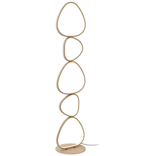 Lucide metalen dimbare vloerlamp 32.5x30 cm - taupe