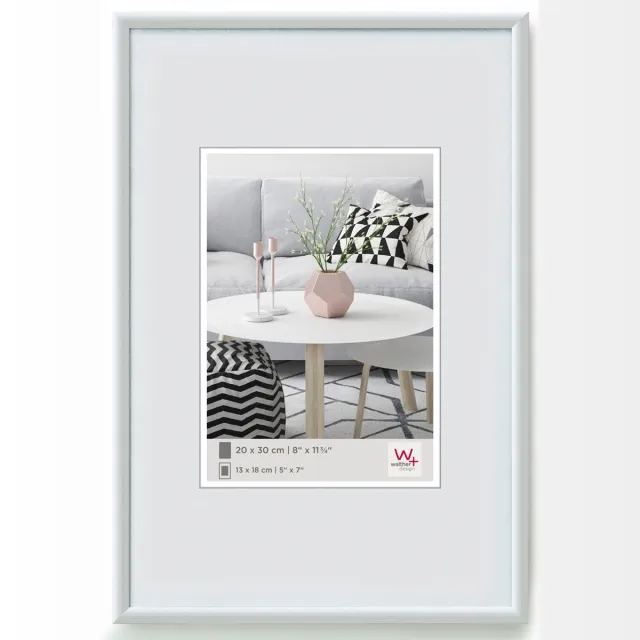 Walther Galeria - Kunststof lijst - Fotoformaat 40x60 cm - Wit
