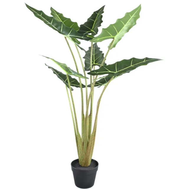 PTMD COLLECTION PTMD Leaves Kunstplant - 100x80x110 cm - PE - Groen