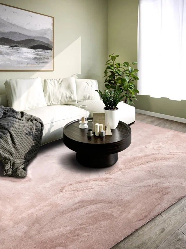 flycarpets Villeroy & Boch 1899 High Pile Rug Leon Oud Roze 80 x 150 cm