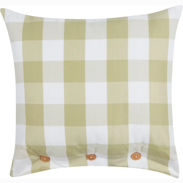Beliani TAMNINE - Sierkussen - Lichtgroen - 45 x 45 cm - Polyester