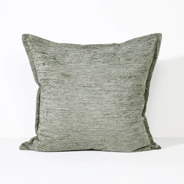 Darcy & Duke Ruffled Sage - Sierkussen - 55 X 55