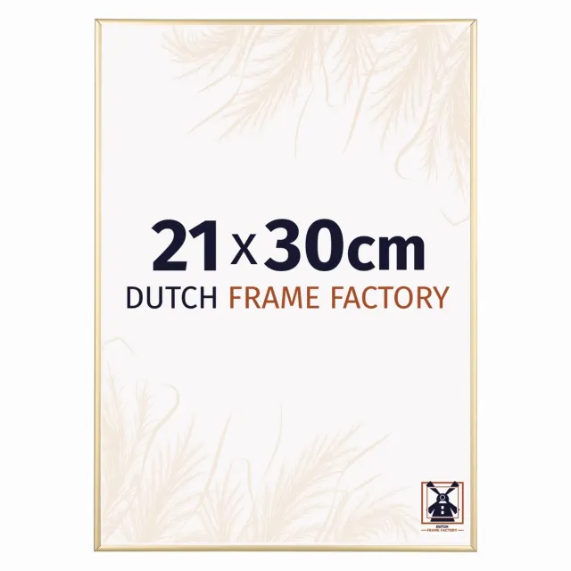 Dutch Frame Factory Fotolijst 21x30 cm - Aluminium - Goud - Kampen