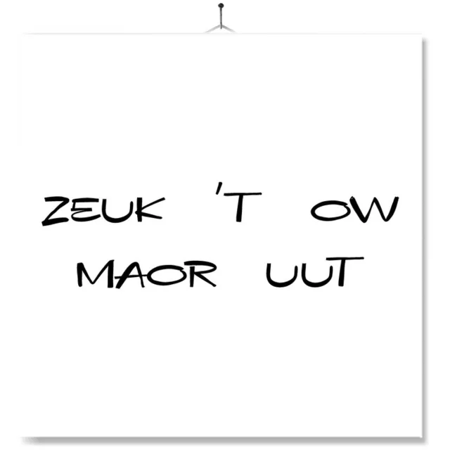 MC Living Tegel Met Opdruk | Achterhoekse Tekst Ontwerp 13