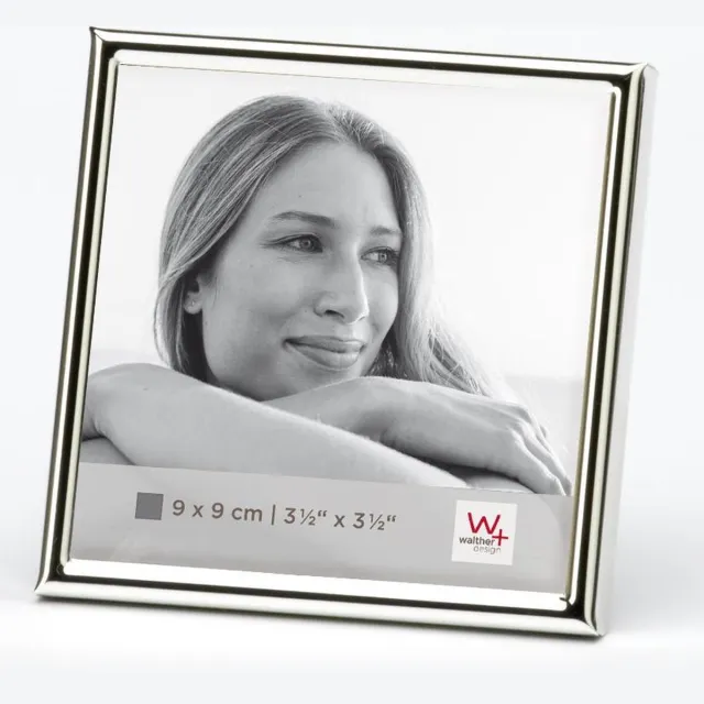 Walther WD099S Chloe - Portretlijst - Fotoformaat 9x9 cm- Zilver