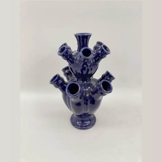 Light & Living Vaas BLAIR - Blauw - 19.5x19.5x27 cm