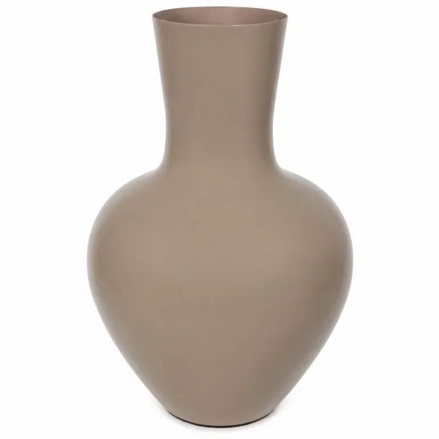 by Mooss Vaas Ø29 x 39 cm - Caramel - Hoogglans - Modern - Luxe - Design - Glanzend - Stijlvol - Elegant - Chique - Trendy - Decoratief - Woondecoratie