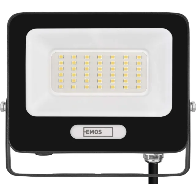Emos GLARO LED-schijnwerper 30 W, zwart, IP65, 3000 lm, neutraal wit, ZS2234B