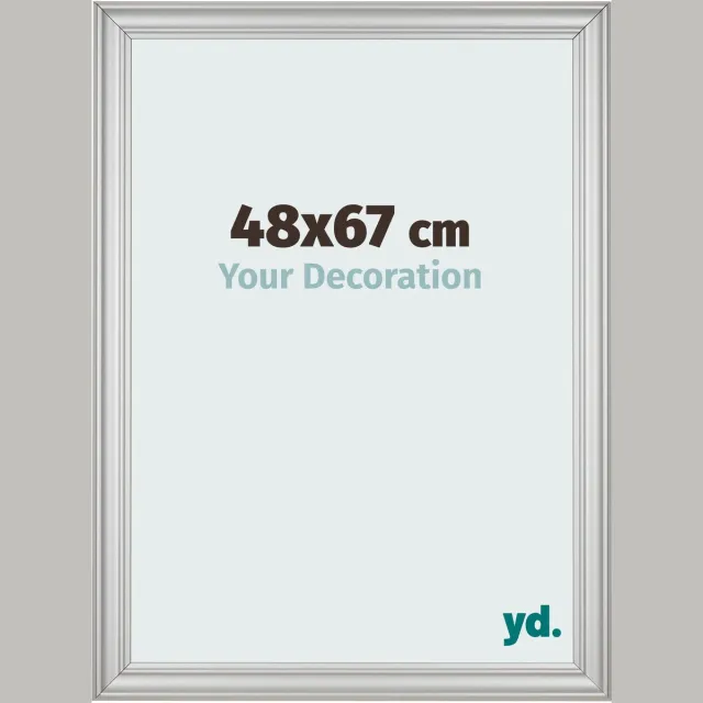 yd. Your Decoration - Fotolijst 48x67 cm - MDF - Zilver Mat - Lazio