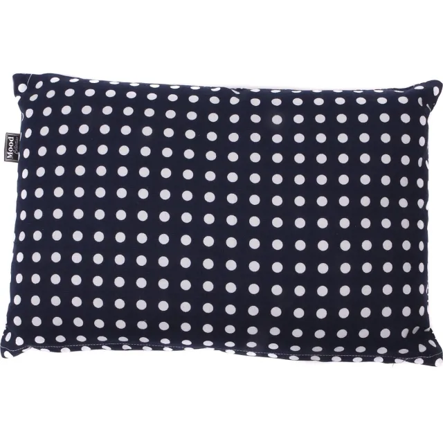 In The Mood Doubledots - Sierkussen - 30x45 cm - Indigoblauw