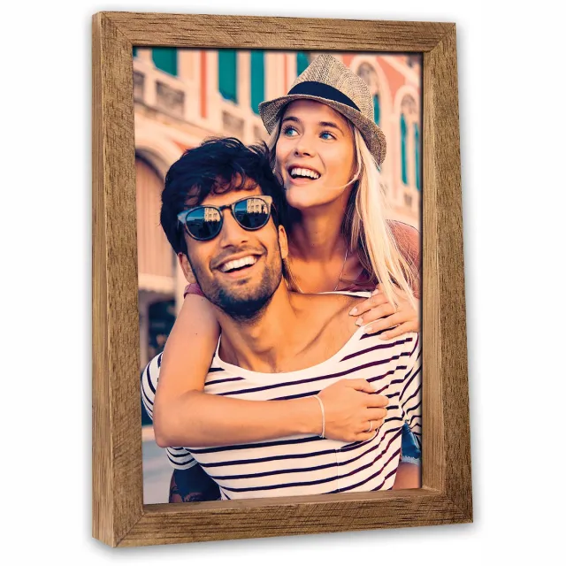 Zep Houten fotolijst Marne verticaal bruin voor foto formaat 10x15 - BM461V