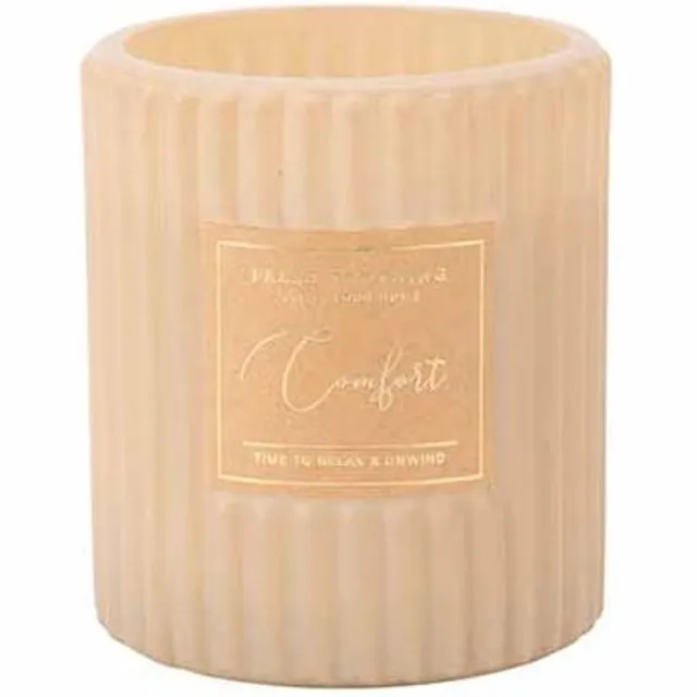 Cosy&Trendy Geurkaars Relax And Unwind Beige 8x8xh9c M Glas