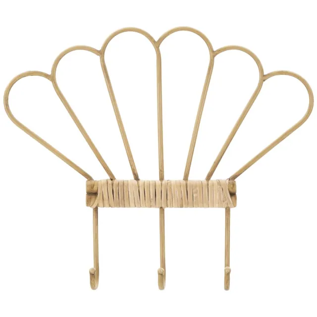 Mauro Ferretti Wandkapstok Hanger Panama 3 Hooks 37,5×5×32,5 cm Bruin