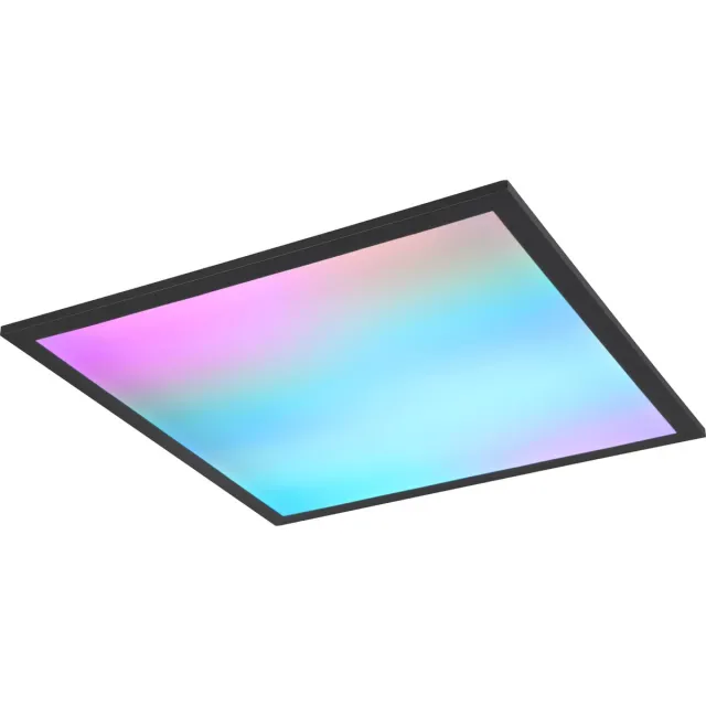 RL LIVE YOUR LIGHT REALITY BETA - Plafondlamp - Zwart mat - incl. 1x SMD 18W - Geintegreerde dimmer - Afstandsbediening