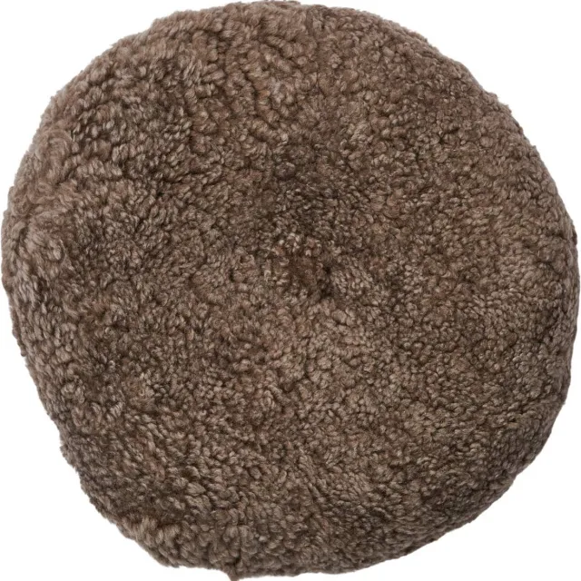 Sheepskin House Rond Kussen - Dubbelzijdig - D40 cm Taupe