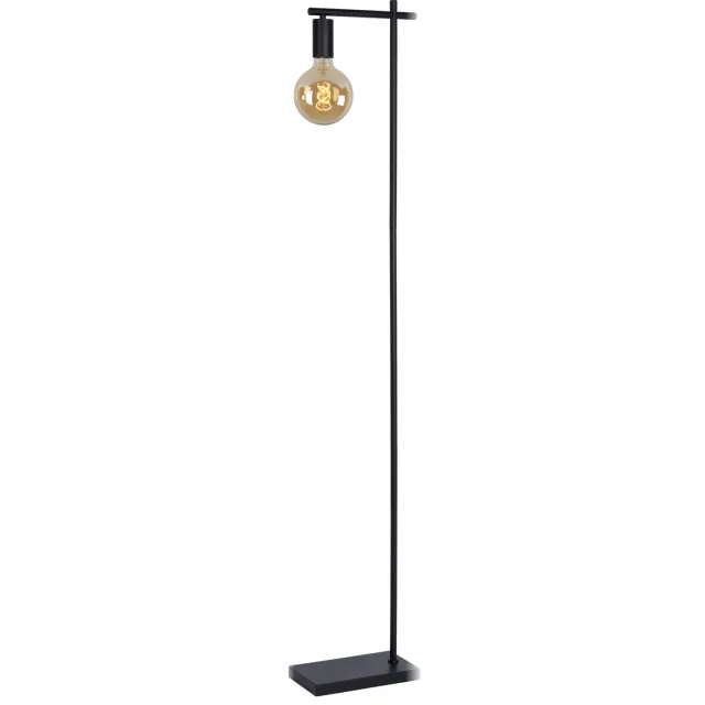 Lucide LEANNE - Vloerlamp - 1xE27 - Zwart