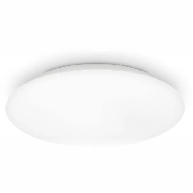 KWAZAR LUMINAIRE LED-plafondlamp plat - ronde plafondlamp - wit, 230V, IP44, 4000K modern, voor badkamer, gang, slaapkamer, balkon, woonkamer, keuken, kelder - MARY 12W